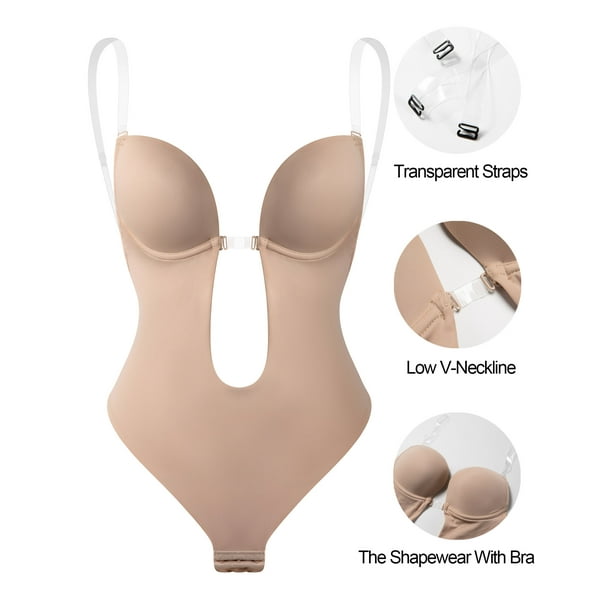 SculptLuxe™ – Deep-Plunge Shaping Bodysuit