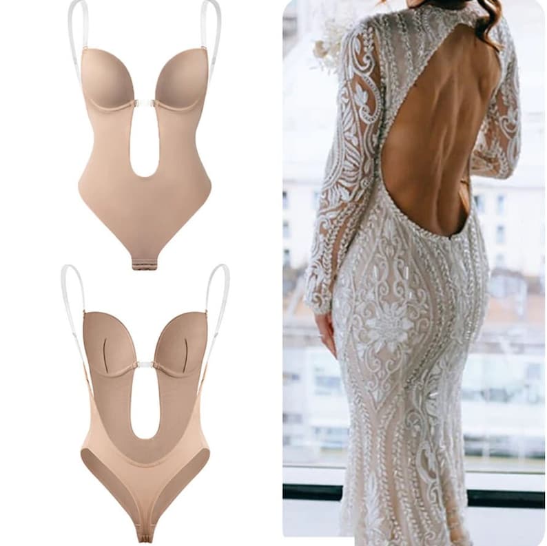 SculptLuxe™ – Deep-Plunge Shaping Bodysuit